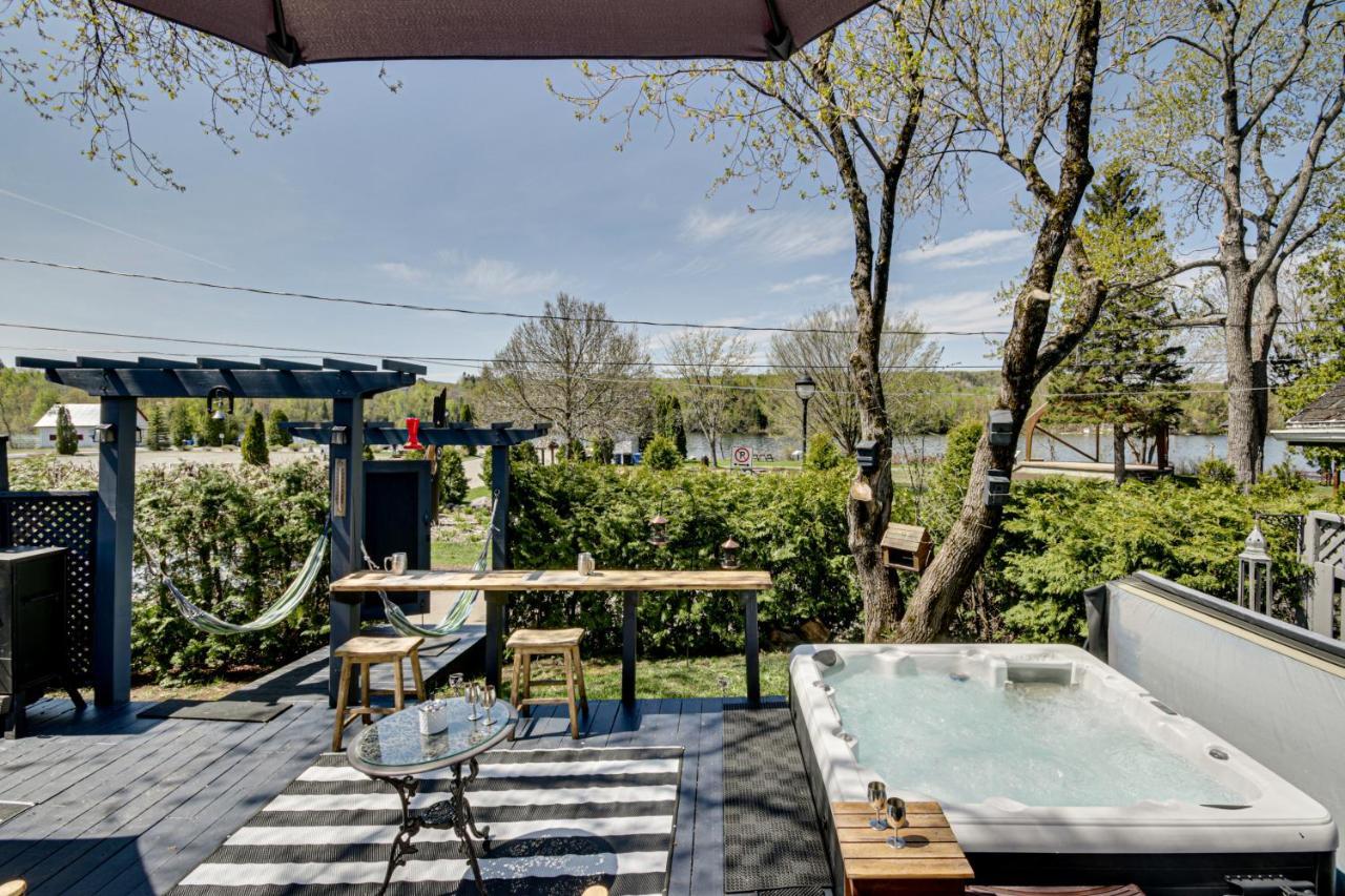 Le Petit Manoir Spa Et Vue Sur Riviere St Maurice Grandes Piles Exterior photo
